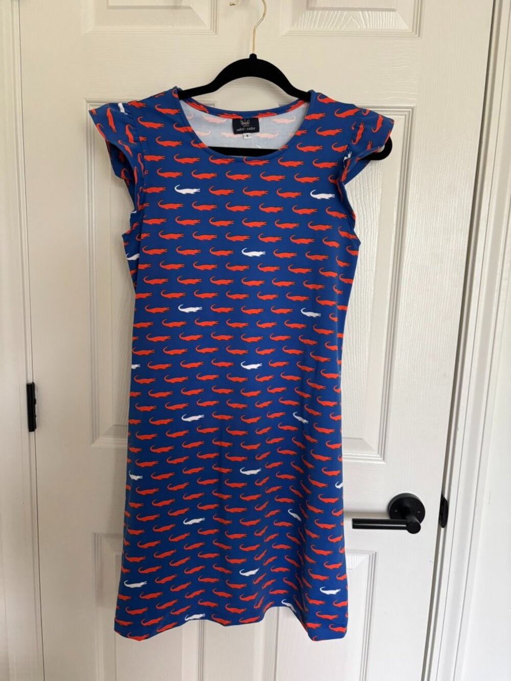 Sailor and Sailor Small Florida Gators Game Day Dress with ruffled sleeves